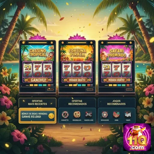 Ilustração de Variedade de Slots Disponíveis