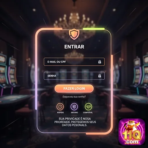 Ilustração de Acesse o link de entrada rápido da 11q para jogos online